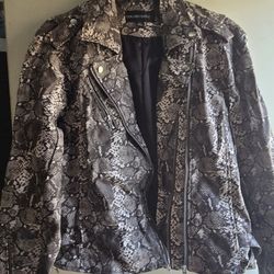 Colleen Lopez Snake Print Jacket