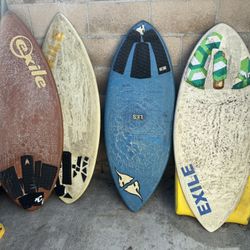 Skim Boards And Surfboards