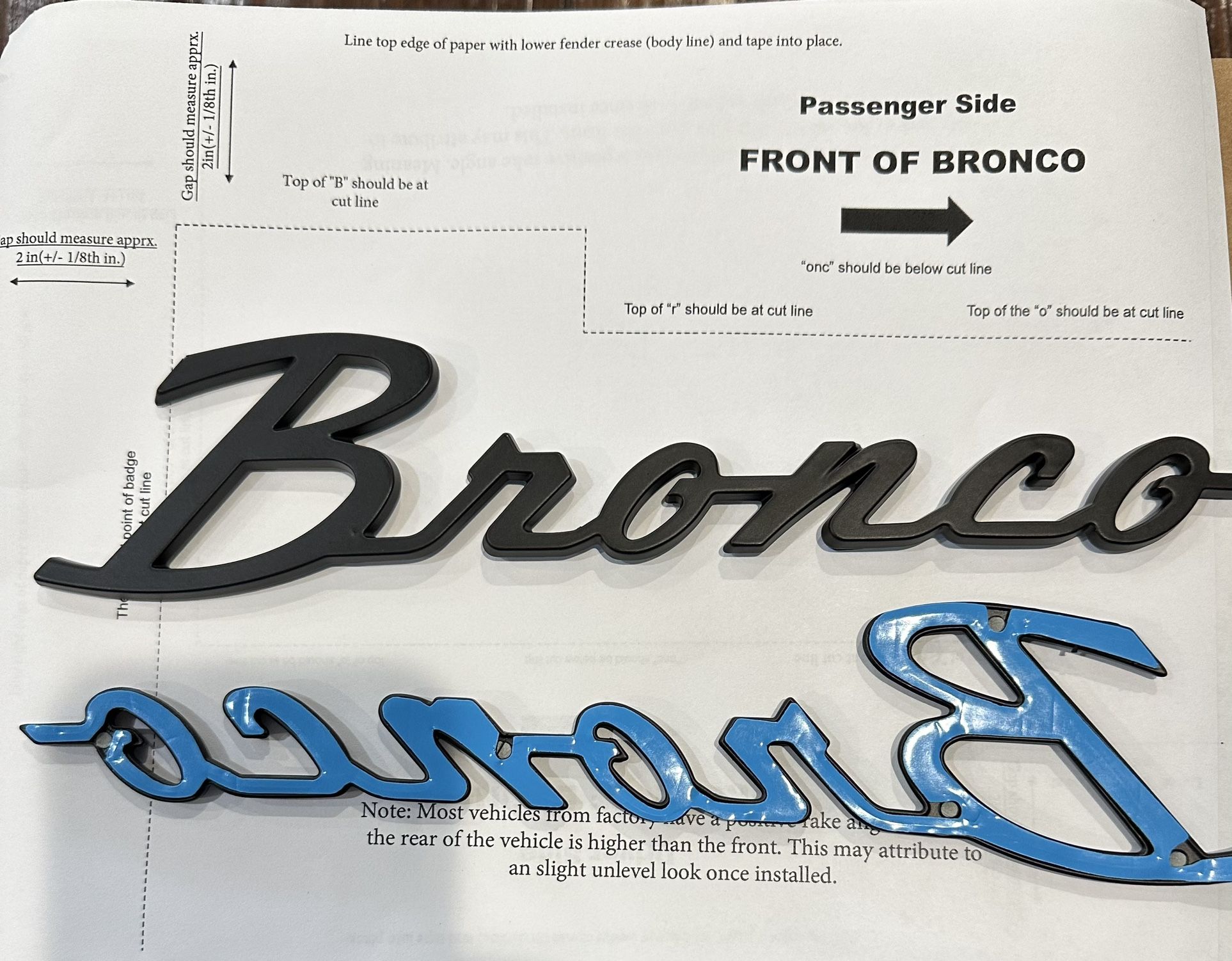 New Bronco Script
