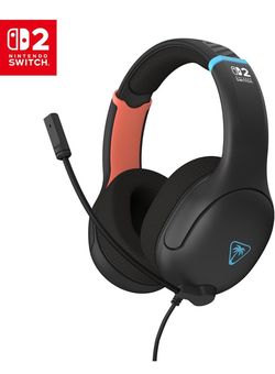 Turtle Beach - Airlite Fit Wired Over-Ear Gaming Headset for Nintendo Switch 2, Nintendo Switch, Switch Lite & Switch - OLED Model - Charcoal Black