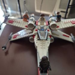 LEGO Star Wars 6212 X-Wing Fighter Complete Set w All Minifigs + No Box