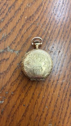 Gold pocket watch