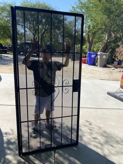 I Got 3 Steel Security Doors 2 Black One White One Cream I Can Install It If Needed!