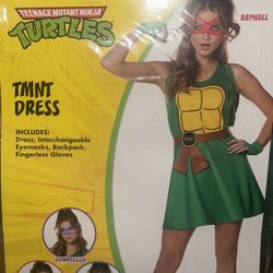NINJA TURTLE dress costume/Raphael-Adult Size-Large/Brand New