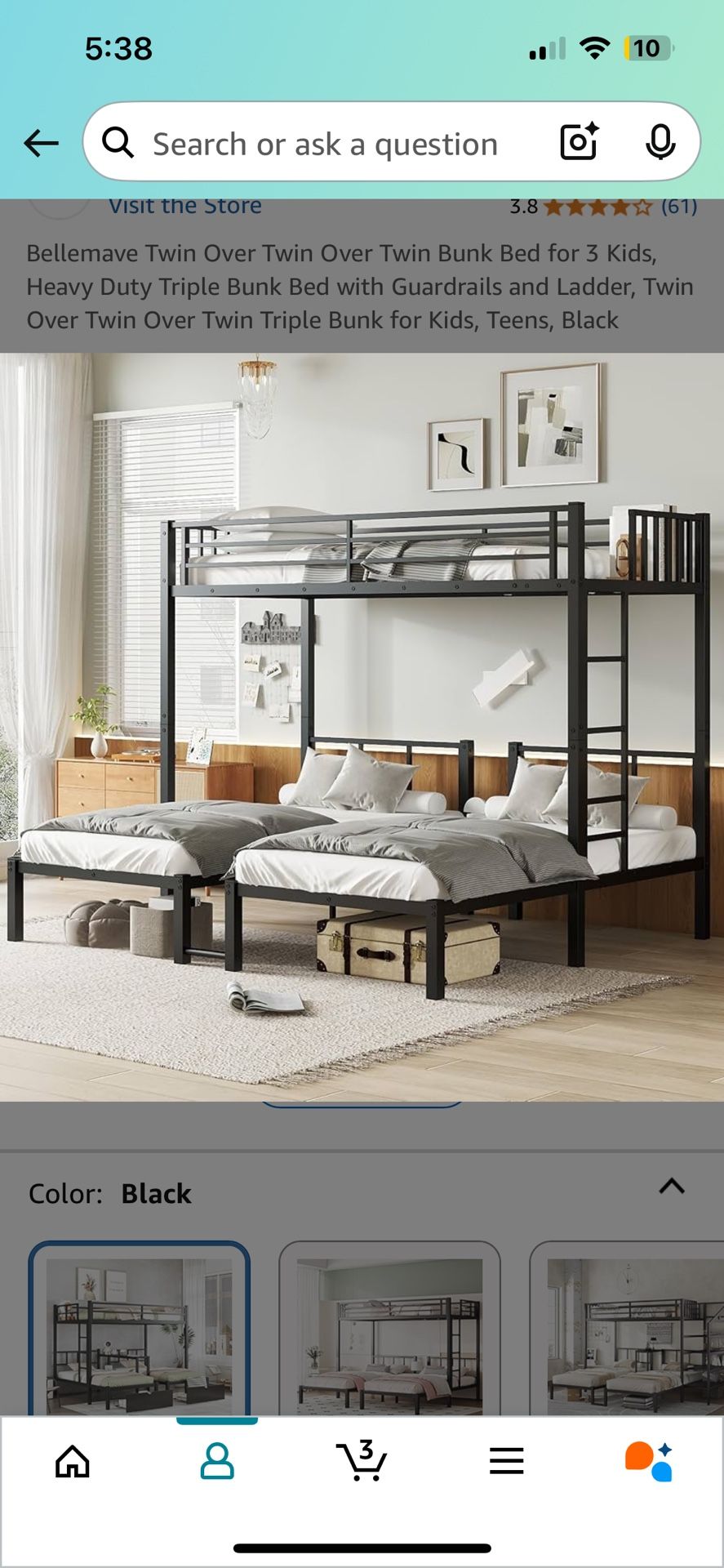 Twin Over Twin Bunk Bed