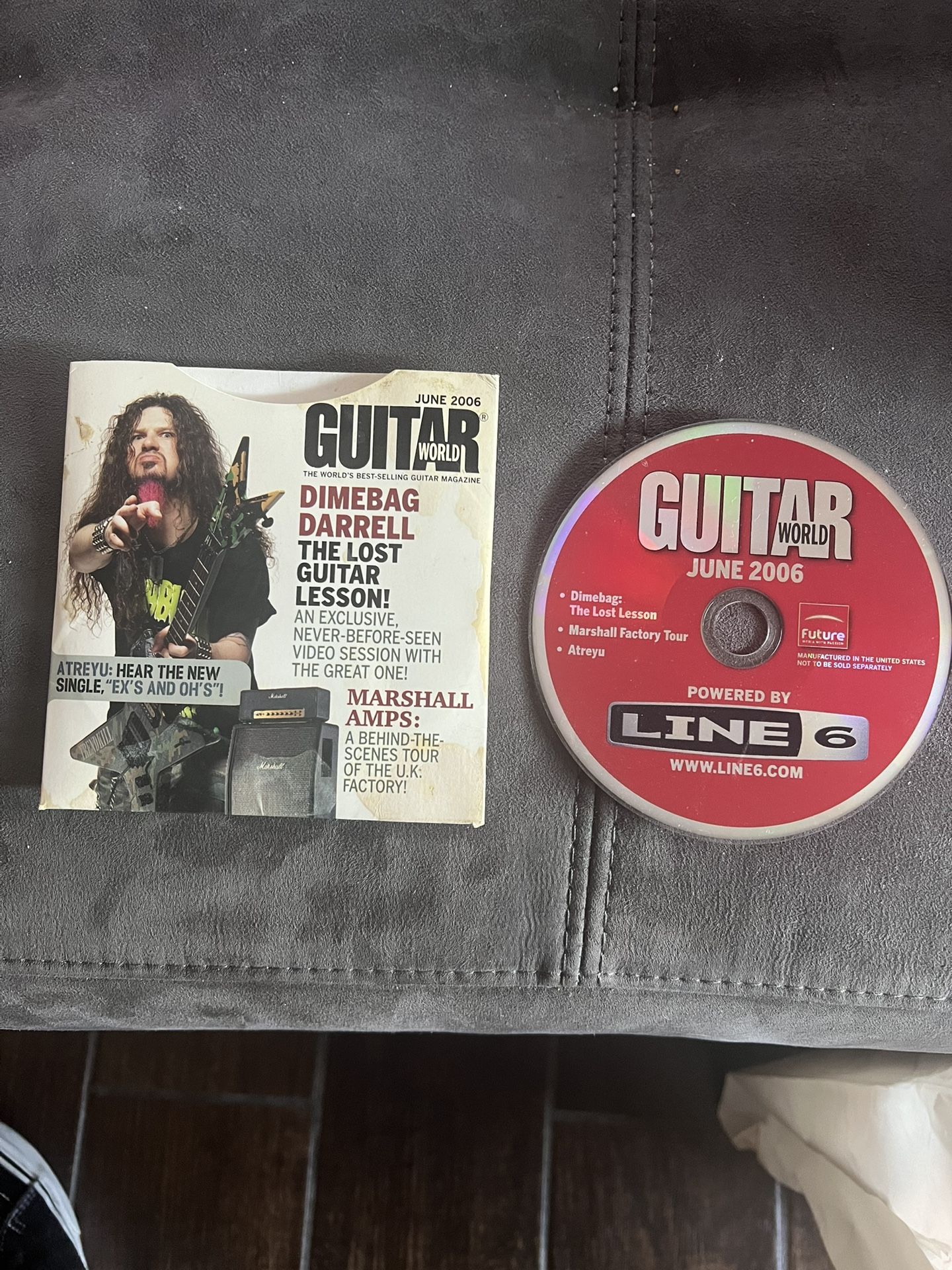 DIMEBAG DARRELL PANTERA GUITAR WORLD DVD 2006 THE LOST GUITAR LESSON