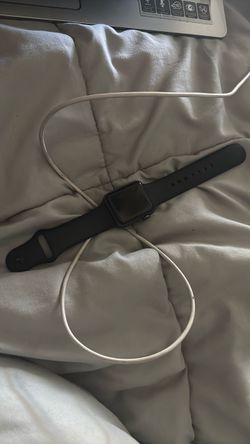 Apple Watch with Black Sport Band