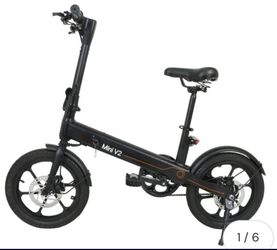 Mini V2 16" Folding Electric Bike 350W Motor 36V 7.5Ah Battery