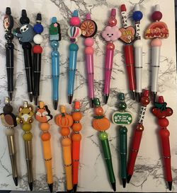 Beaded pens