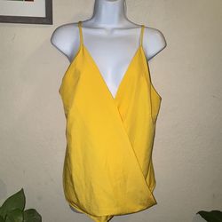 Women yellow blouse