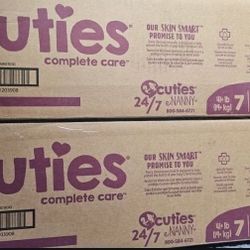 Diapers Size 7, 80 diapers per box. $30 for two boxes