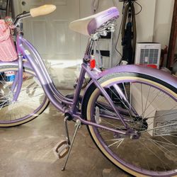 Schwinn Legacy 24 Inch purple Cruiser Bike