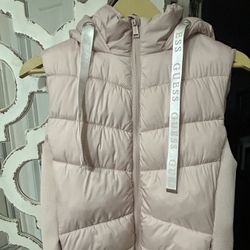 Pink Puffer Jacket Guess