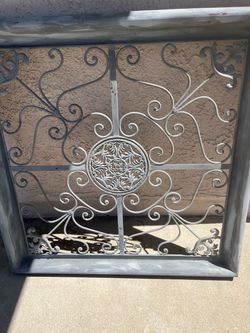 Decorative Wrought Iron Wall Panel