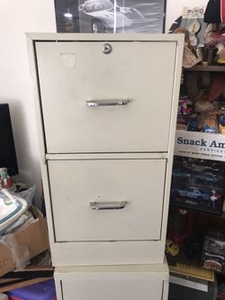 Two drawer file cabinets 28 inches high 15 inches wide 14 inches deep