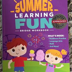 Kindergarteners Summer learning book