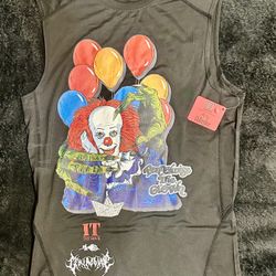 Civil Regime X IT The Movie Collab Sleeveless Compression Shirt Size L
