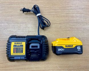 DEWALT DCB206 20V MAX 60Ah Battery With DCB11066 Amp Charger New
