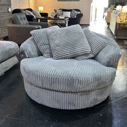 Brand New Oversized Swivel Chair