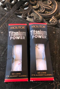 Molitor titanium power golf balls