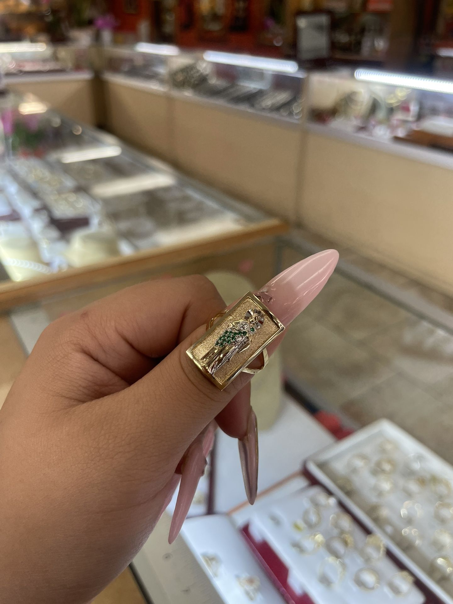 14k Gold San Judas Ring