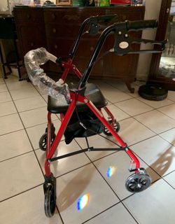 Rhythm Healthcare Royal Steel 4-wheel Rollator Walker- Brand New