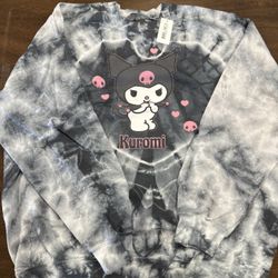 NEW - Sanrio Kuromi Heart Tie-Dye Women's Crewneck 