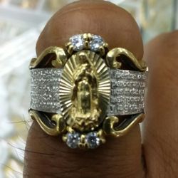 14k Gold virgen de guadalupe 8.1 grams