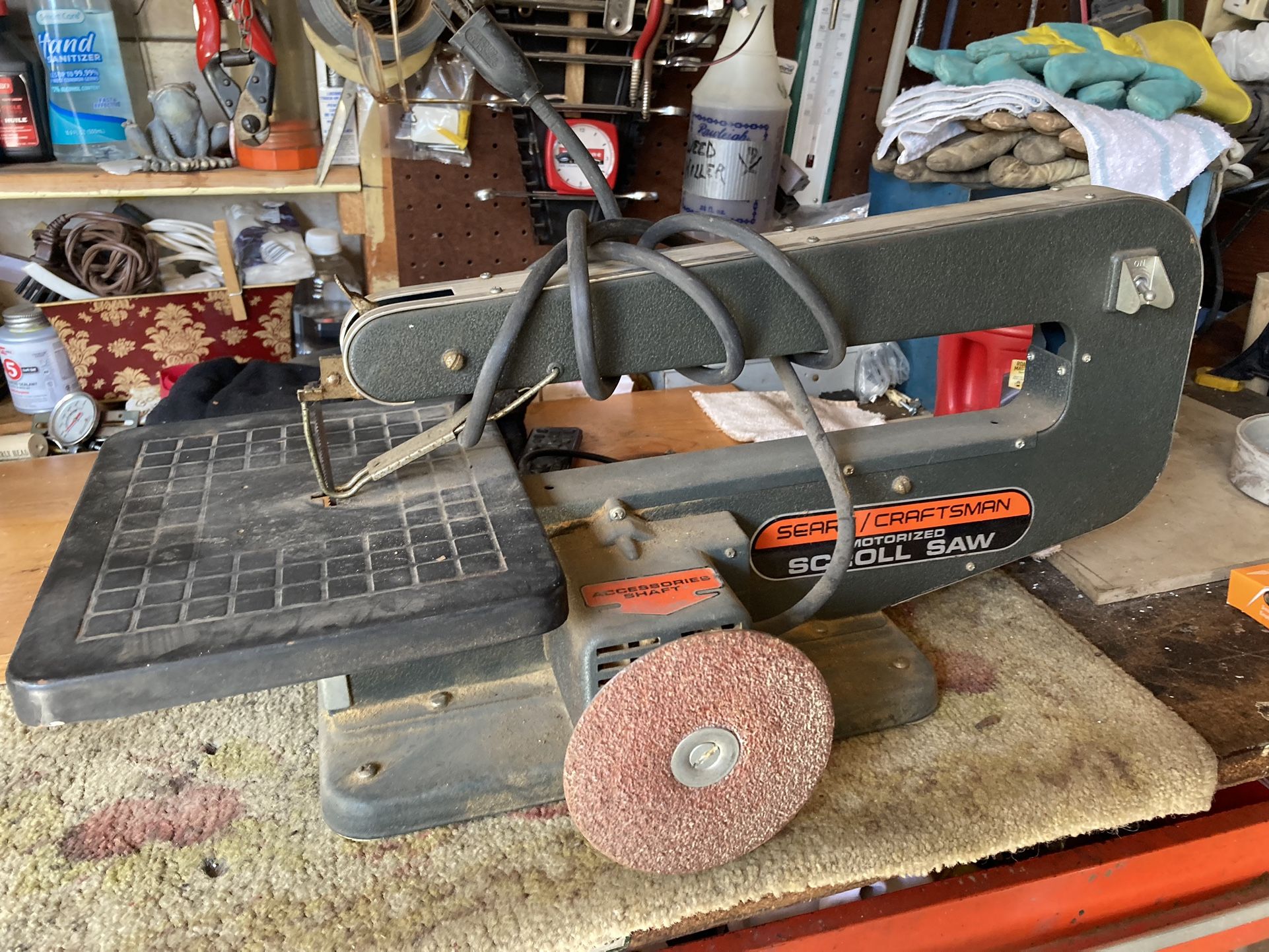 Hobby Type Scroll Saw With Sander