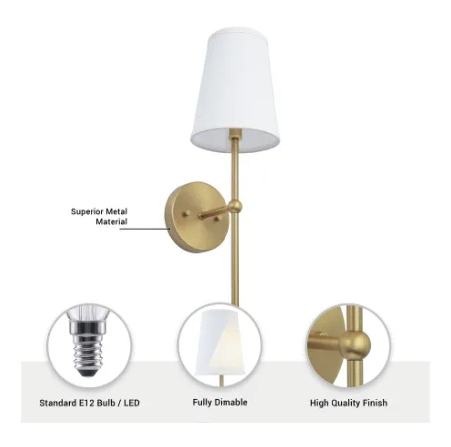 Wall Lamp 2 Piece Set