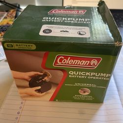 Coleman Quickpump 4D Battery Operated Universal Air Pump