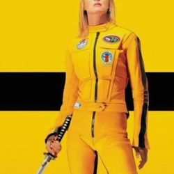 Uma Thurman Kill Bill Yellow Biker Outfit