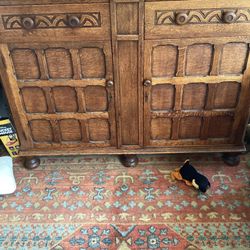 Wood Cabinet / Antique Piece 