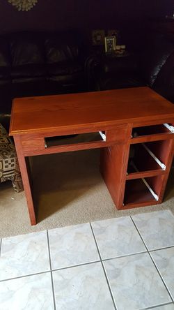 Solid wood desk