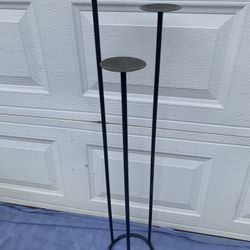 Forge iron made heavy Rod iron Tall Candle Stand for XX Large Candles