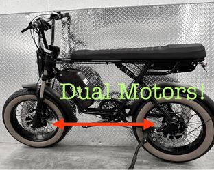 New! Dual Motor / Dual Rider / Electric E-Bike 1500/2500 Watt Diton D1 Max