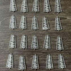 20 Pieces Of Brand New silver Colored Pendants/Jewelry Making Pieces