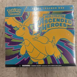 Sealed Ascended Hero’s Pokemon Elite Trainer Box