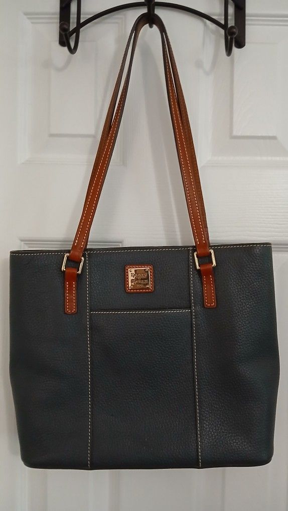 Dooney & Bourke Leather Purse Gray Color