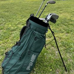Set of Right Handed Golf Clubs Ping Titleist Taylormade