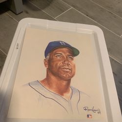Baseball Legend Art- Duke Snider