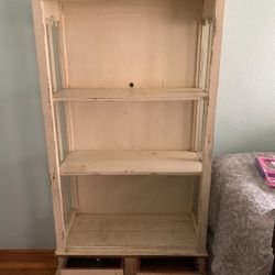 Shabby Chic Wood Bookshelf