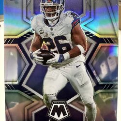 Saquon Barkley prizm silver
