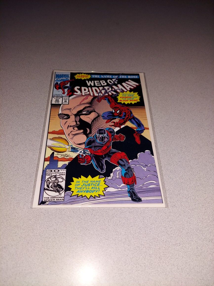1992 WEB OF SPIDER-MAN #89 COMIC BAGGED AND BOARDED