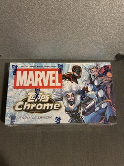 2025 Topps Chrome Marvel Hobby Box
