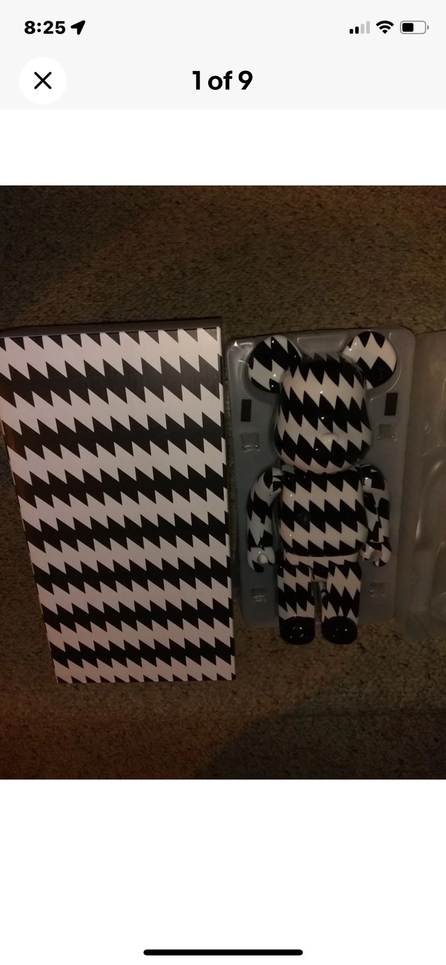 Medicom Toys Mint Designs 400% Bearbrick Figure New In Box  $100  Fremont pickup 