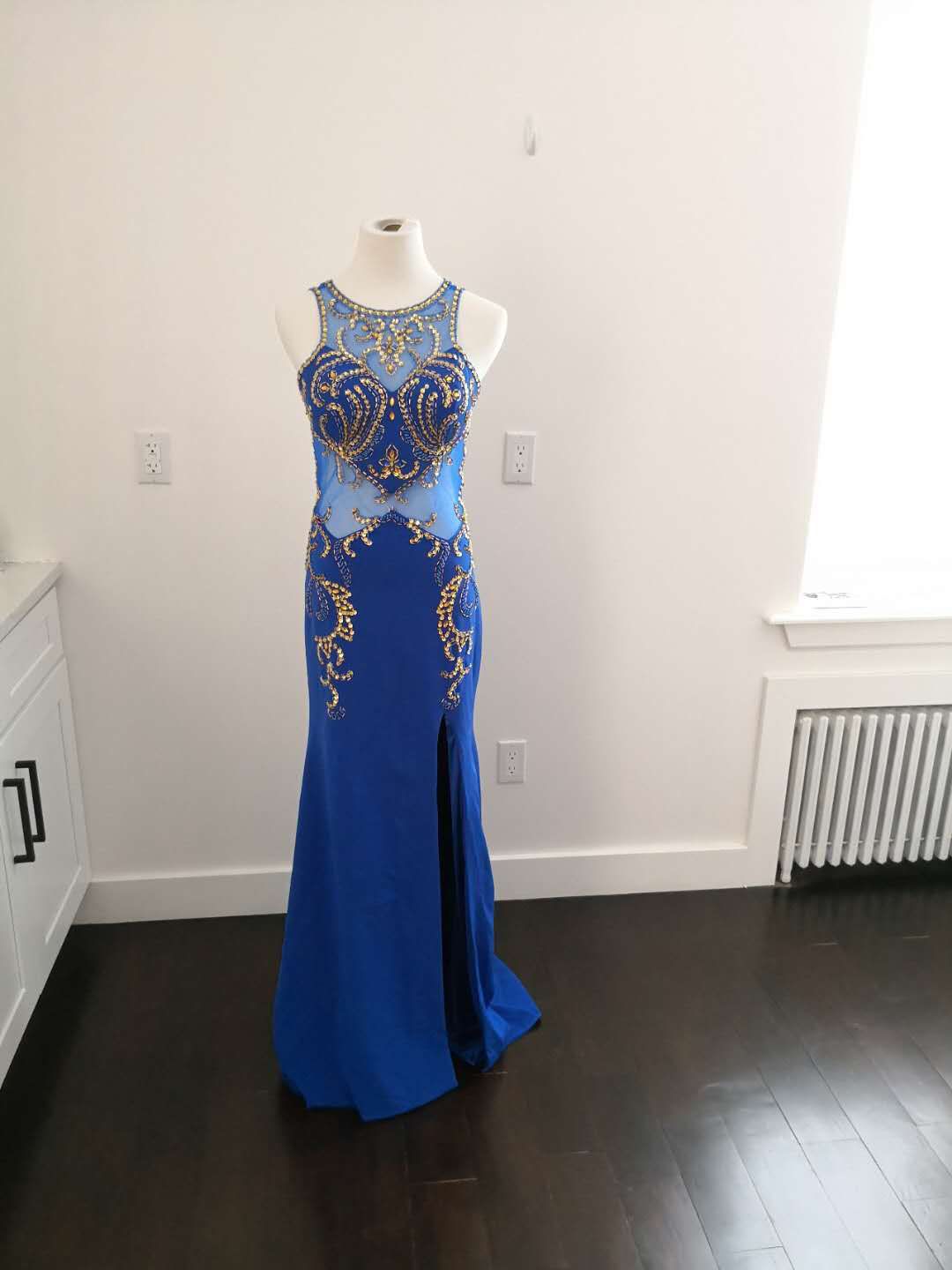 New Sz10 Royal Blue Beauty Pageant Formal Dress