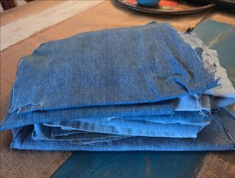 Denim scraps