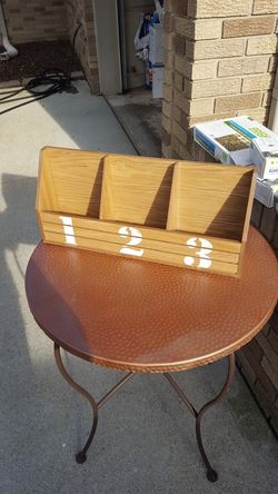 Rustic looking storage rack