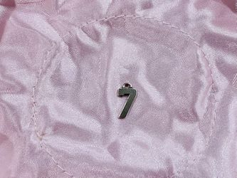 James Avery Sterling Silver Ivy League # 7 Charm
